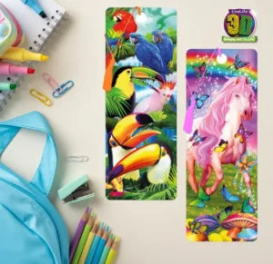 Deluxebase Bookmarks – Toucan Paradise Ref. 40877 y Pink Pony Dazzle Ref. 34852