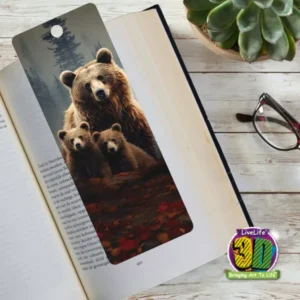 Deluxebase Bookmarks The Three Grizzly Bears Ref. 63340 – marcapáginas de osos