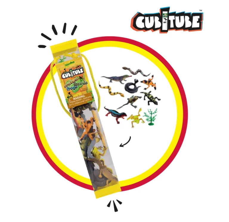 Deluxebase Cubitube Ref. 04870 – serpientes, lagartos y ranas