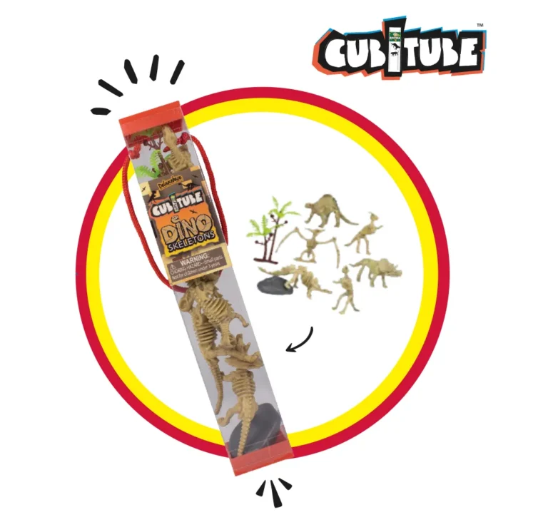 Deluxebase Cubitube Dino Skeletons Ref. 57882 – esqueletos de dinosaurios
