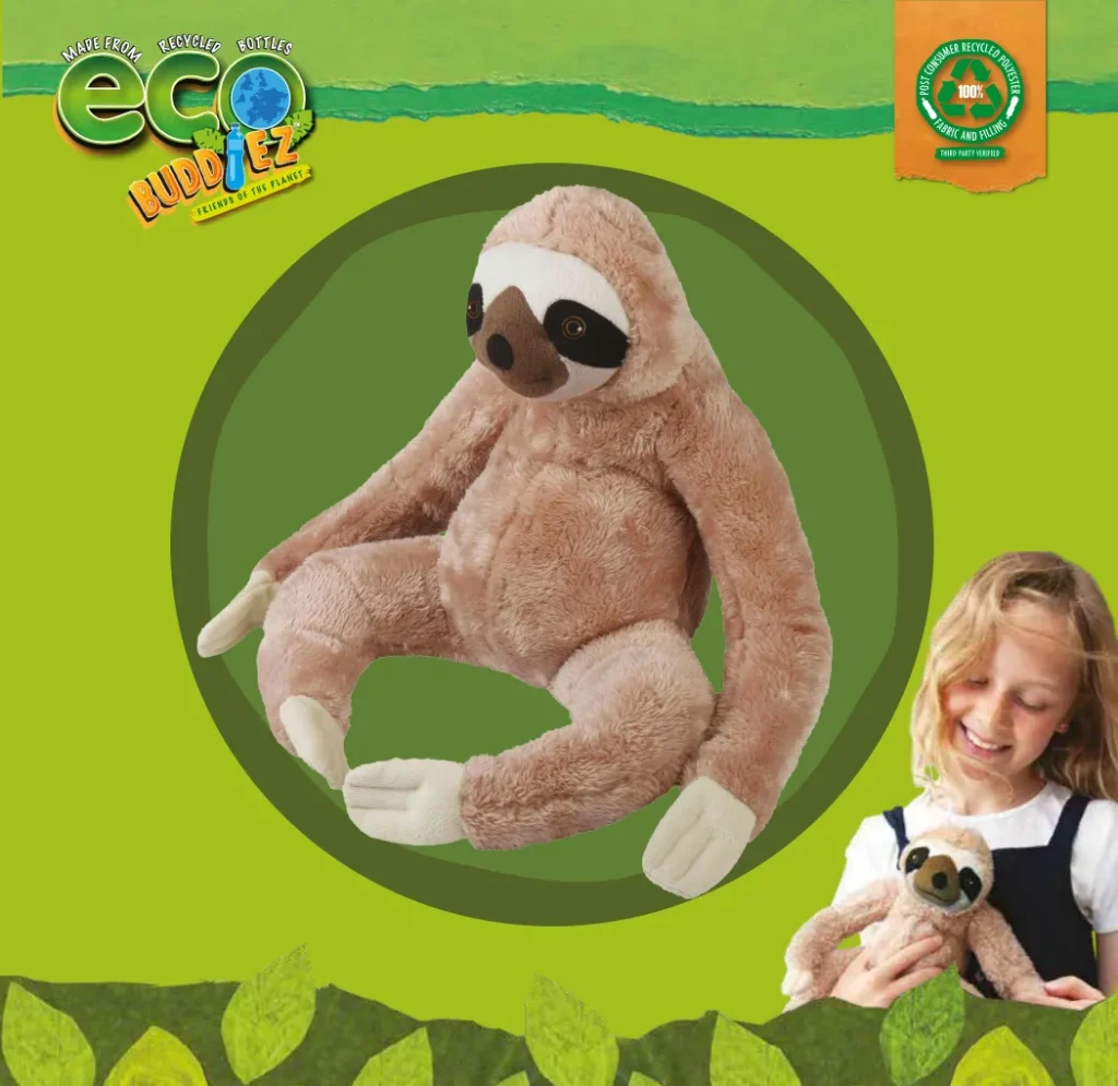 Deluxebase EcoBuddiez Sloth Ref. 53167 – figura de perezoso