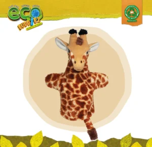 Deluxebase Hand Puppets Giraffe Ref. 58063 – marioneta de mano de jirafa