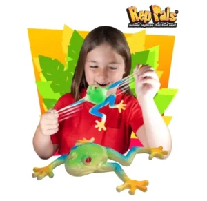 Deluxebase Rep Pals Red Eyed Tree Frog Ref. 06515 – figura de rana arborícola