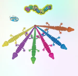 Deluxebase Stretchibones Gators Ref. 62947 – figuras elásticas de caimanes