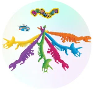 Deluxebase Stretchibones Dinos Ref. 62978 – figuras elásticas de dinosaurios