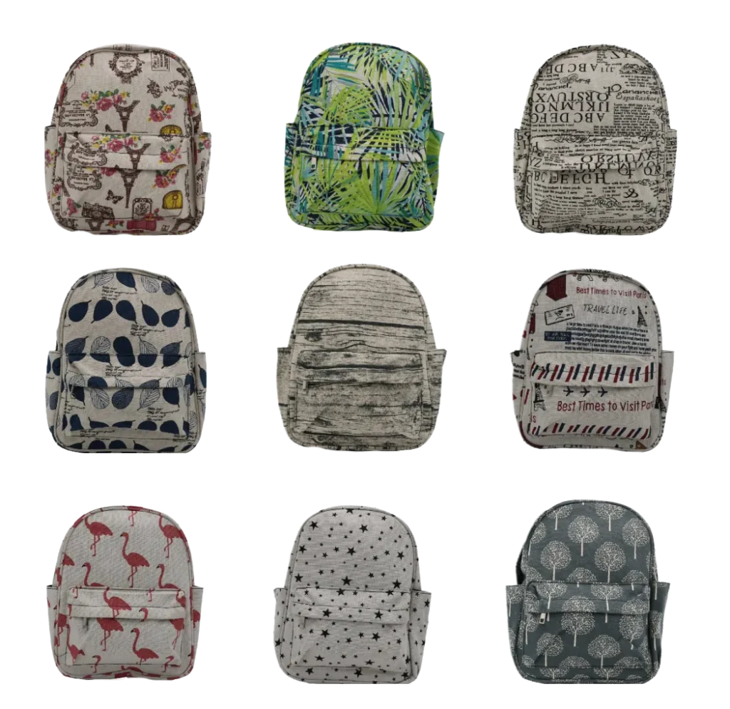 Mochilas con estilo 32 x 32 cm – diferentes diseños