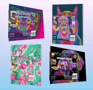 Splat Planet Diamond Painting – varios cuadros de pintura de diamantes