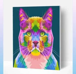 Splat Planet Diamond Painting Cat – kit de pintura de diamantes