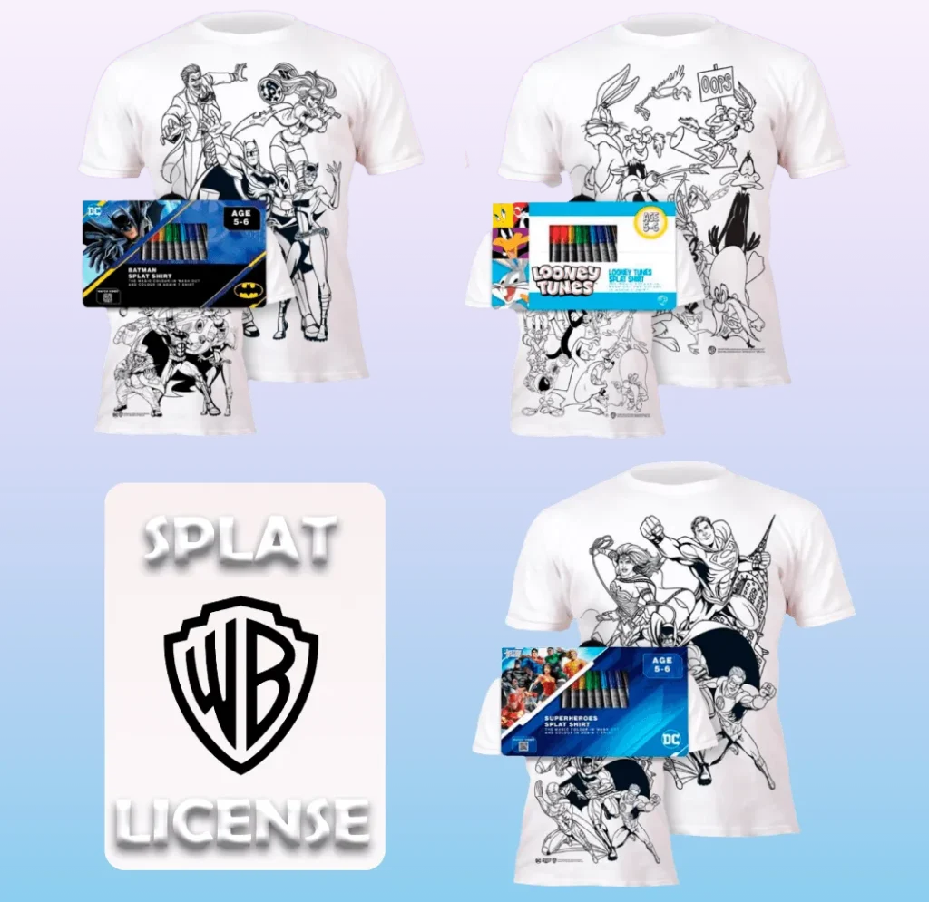 Splat Planet T-Shirts de licencia Looney Tunes Barman – camisetas