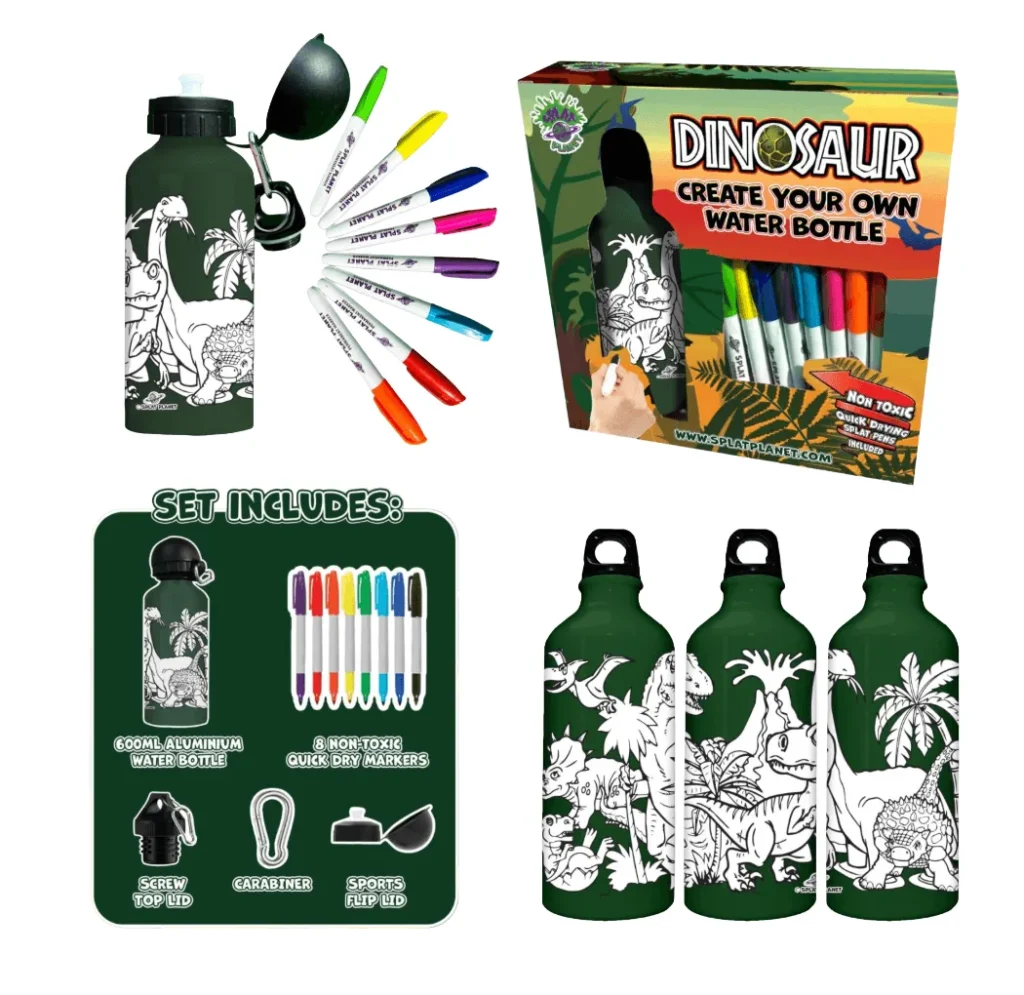 Splat Planet Colour in Bottle dinosaurio REF.SB-DIN – producto para colorear