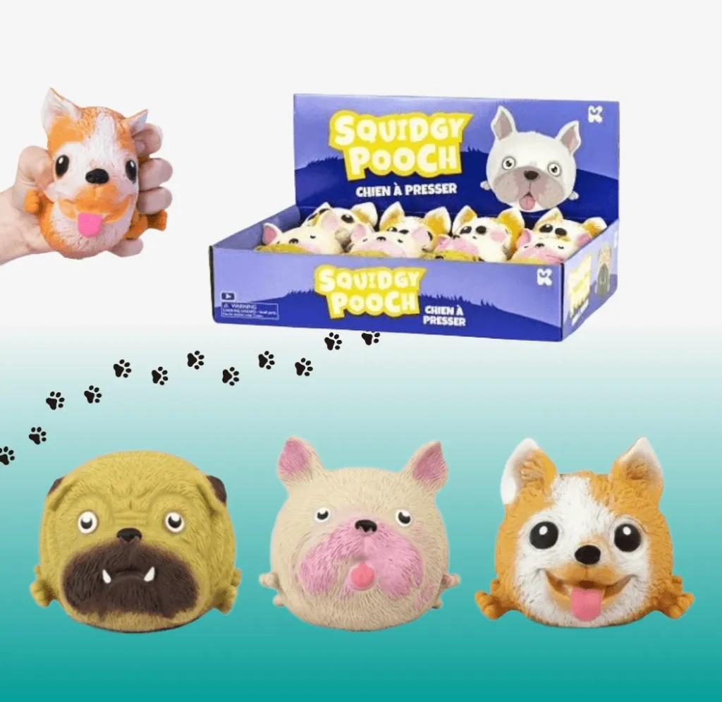 Stretch & Squeeze - Squidgy Pooch Dog 9 cm NV436